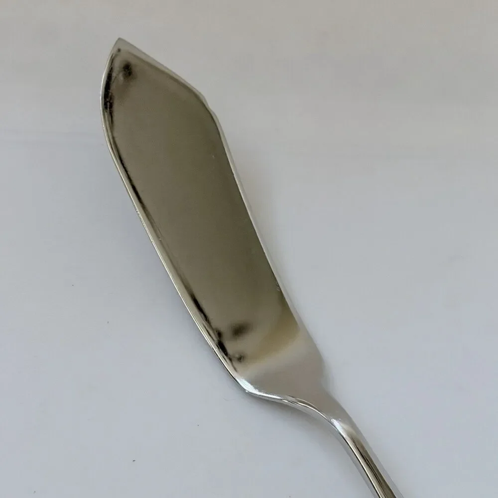 1pc MIKASA Hamilton Butter Knife 7” Stainless 18/10 Glossy Plain Round Tip